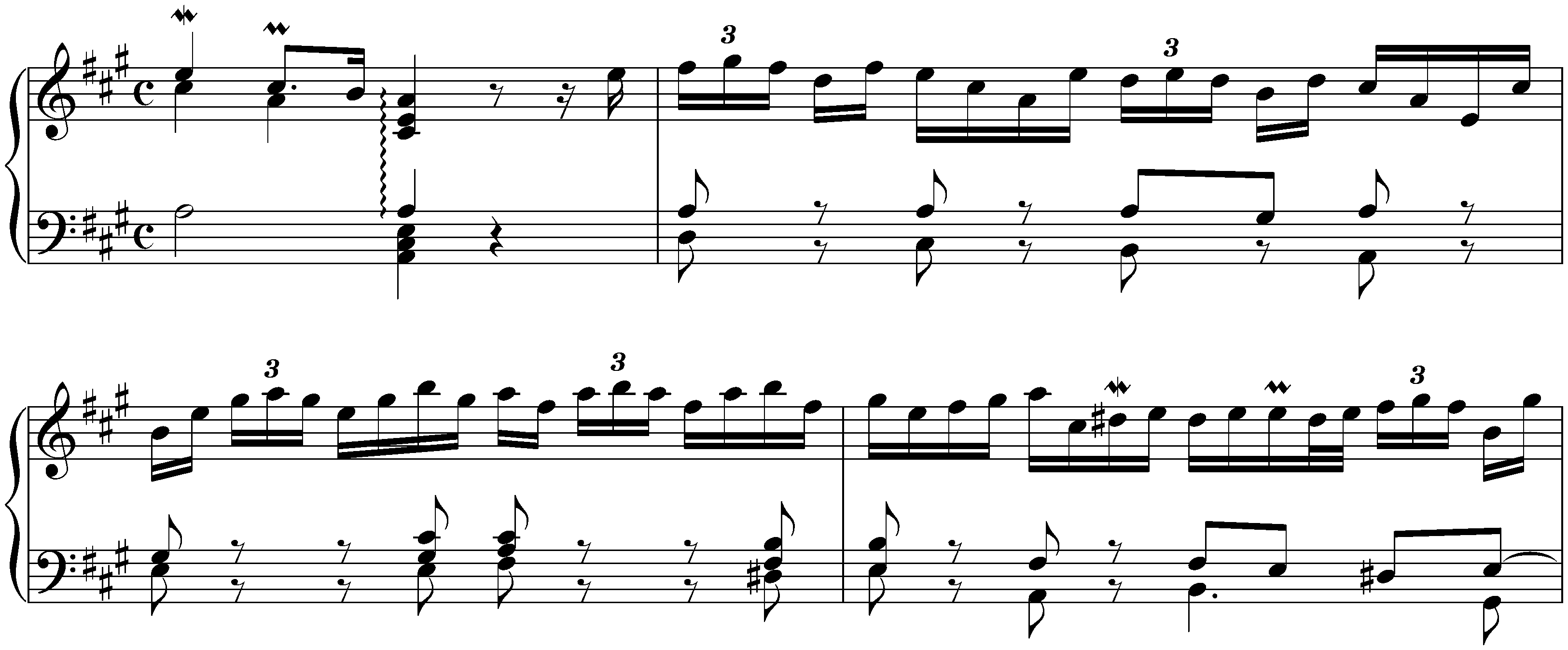 Suite in A major, BWV 832; 2. Air pour les Trompettes