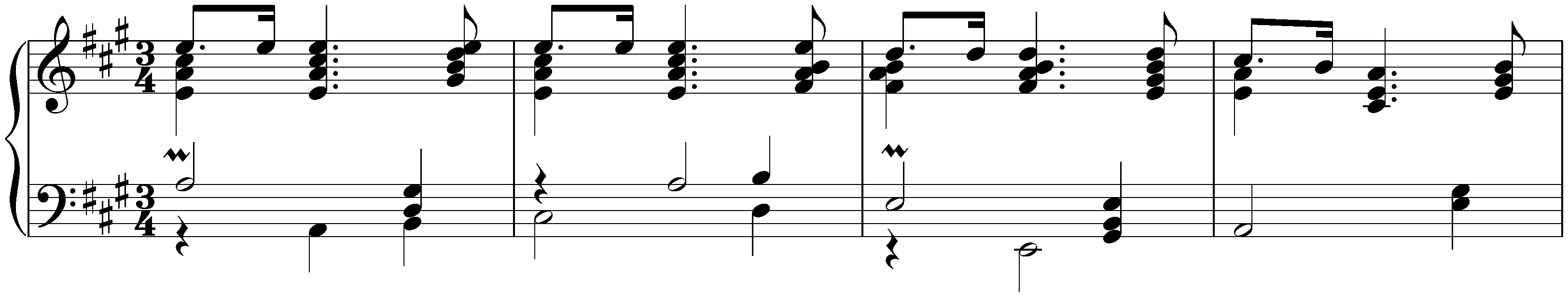 Suite in A major, BWV 832; 3. Sarabande