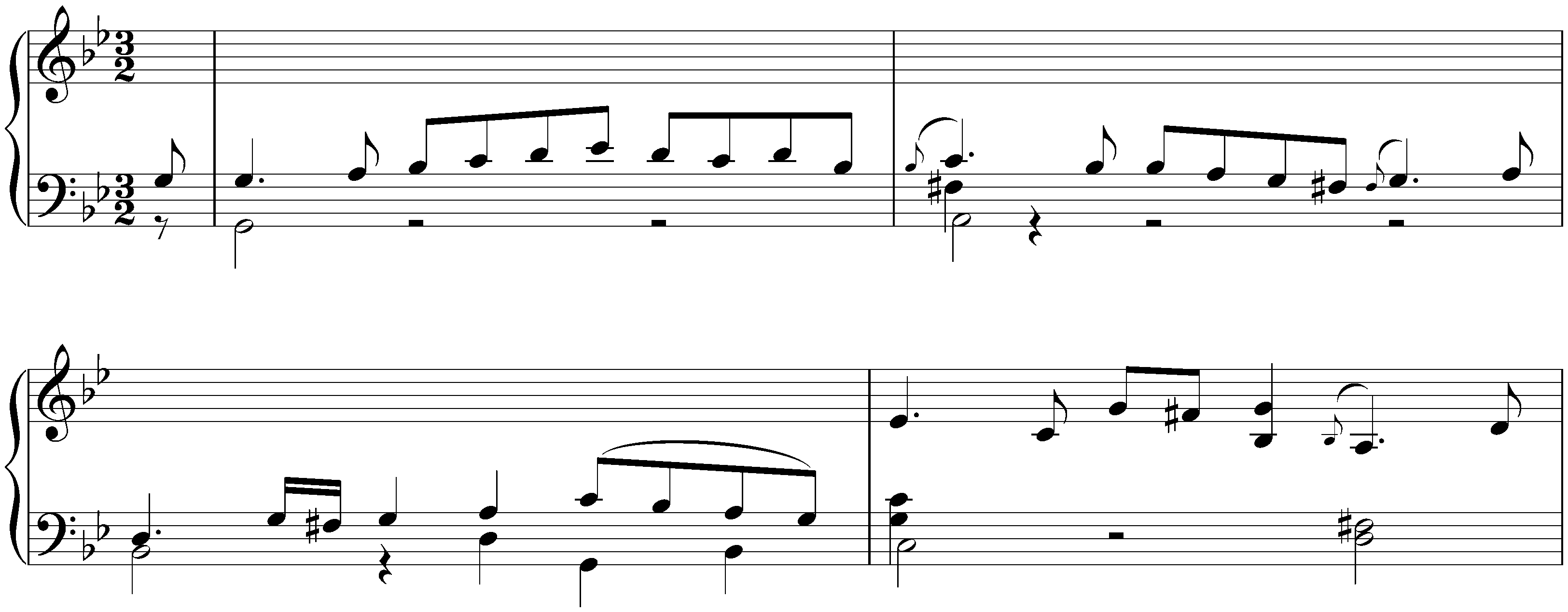 Suite in G minor, BWV 995; 3. Courante