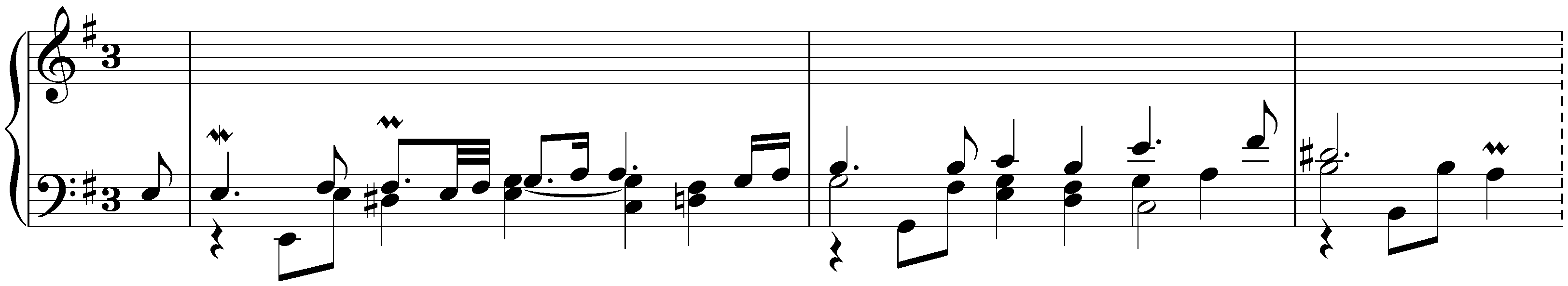 Suite in E minor, BWV 996; 3. Courante
