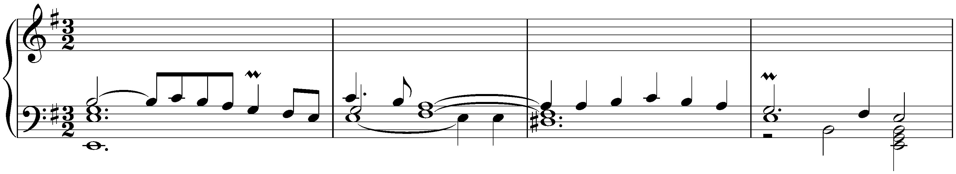Suite in E minor, BWV 996; 4. Sarabande