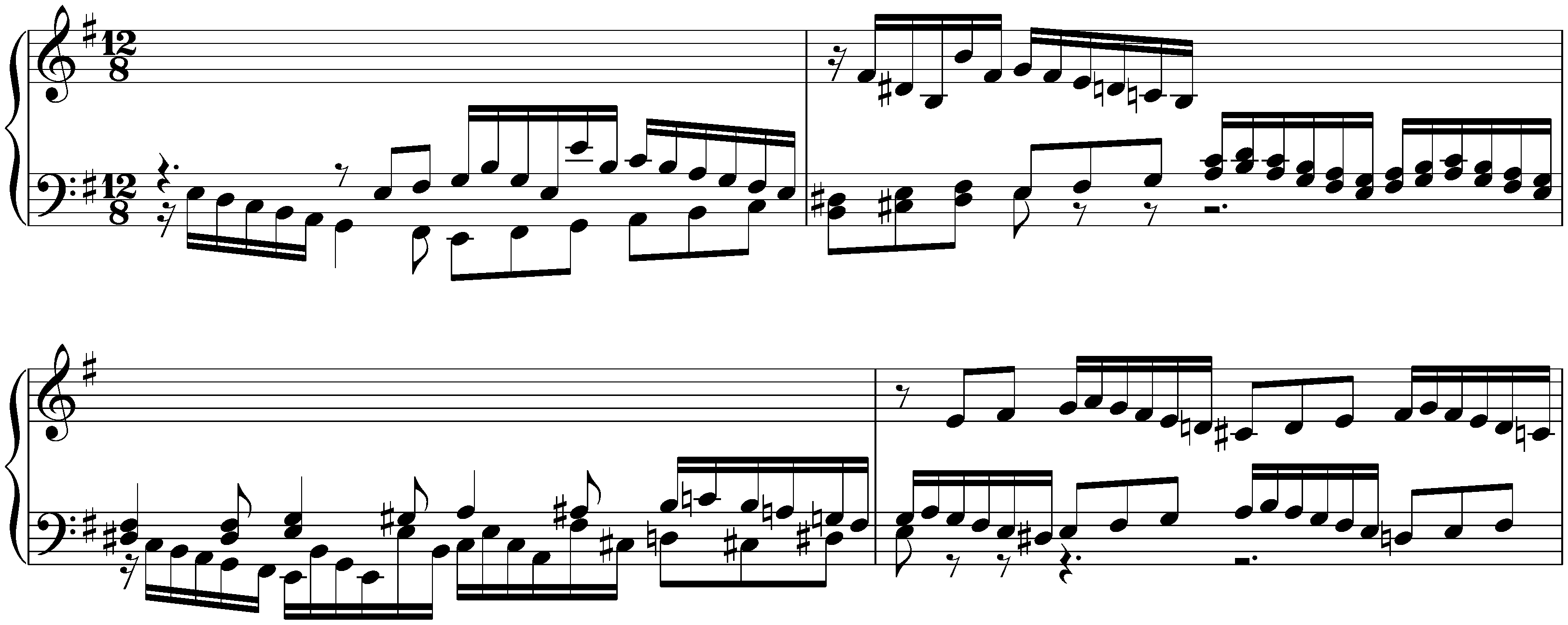 Suite in E minor, BWV 996; 6. Gigue