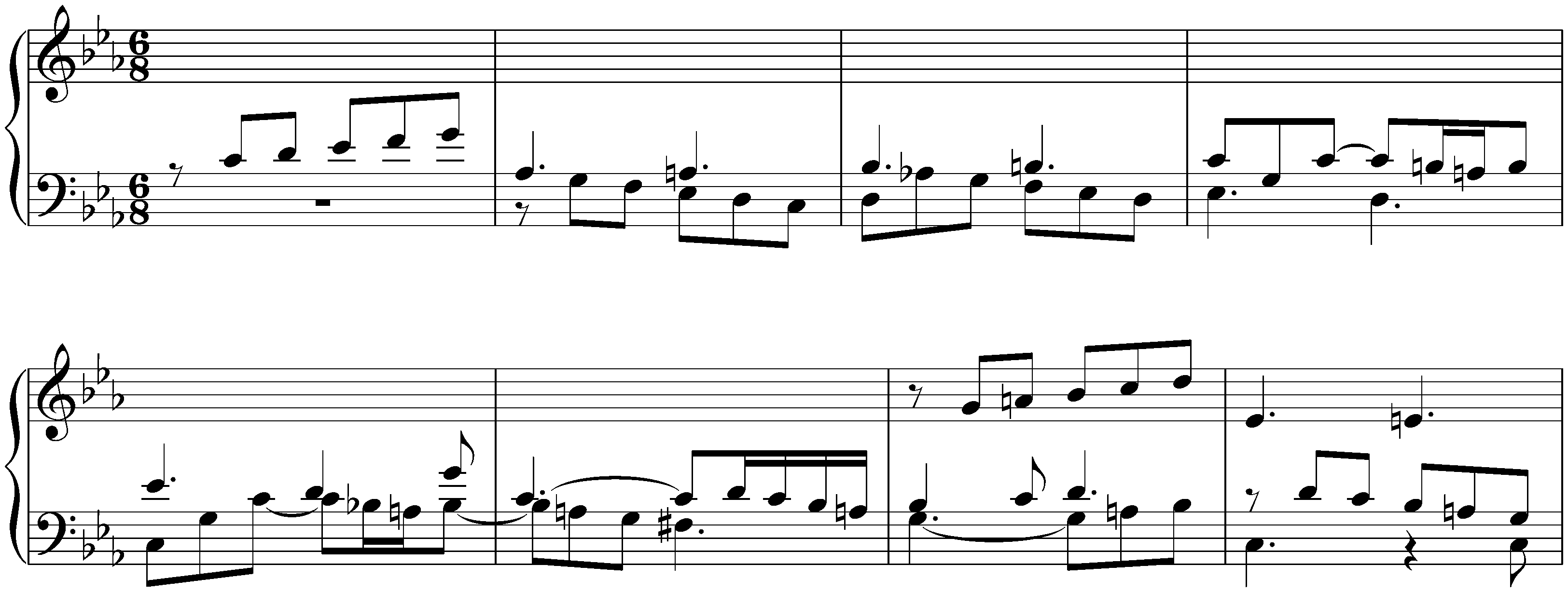 Suite in C minor, BWV 997; 2. Fuga