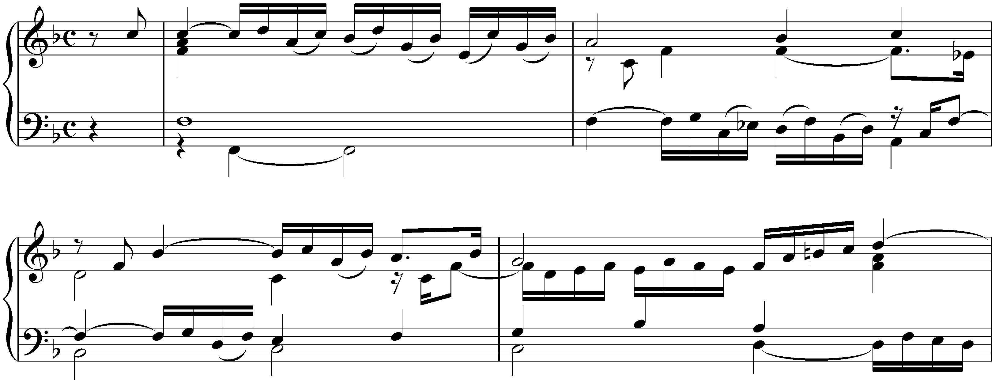 Suite in F major, BWV Anh. 80; 1. Allemanda