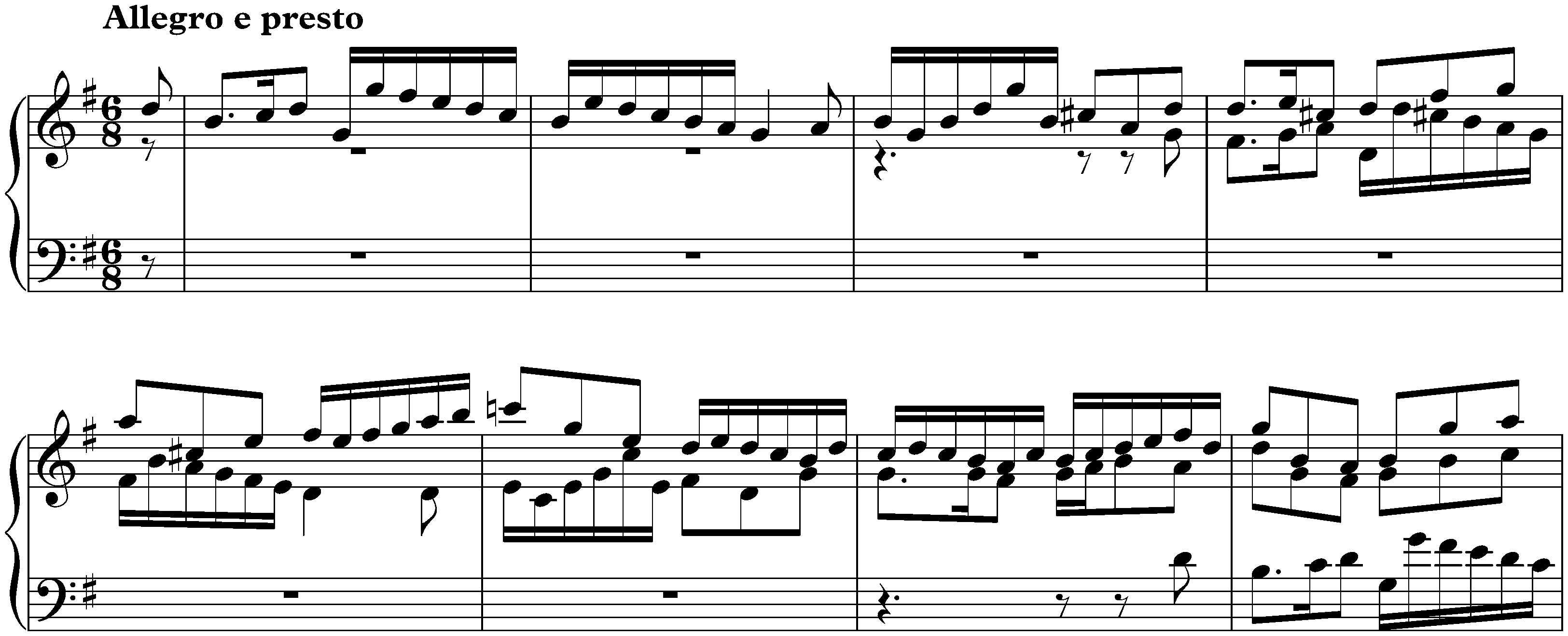 Toccata in G major, BWV 916