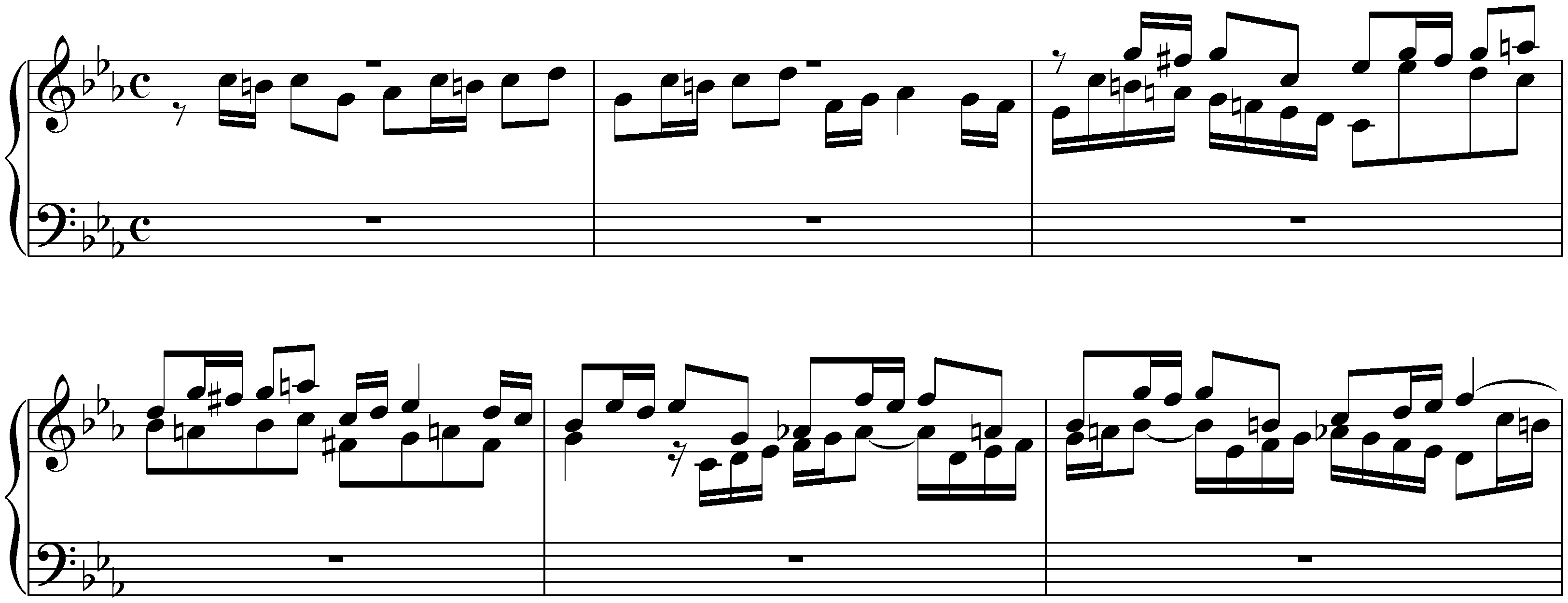 The Well-Tempered Clavier, Book 1, BWV 846–869; 2. C minor, BWV 847, Fugue