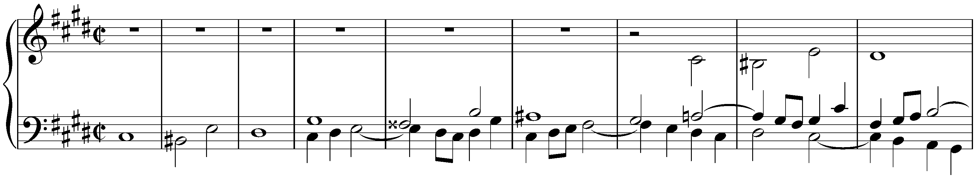 The Well-Tempered Clavier, Book 1, BWV 846–869; 4. C-sharp minor, BWV 849, Fugue