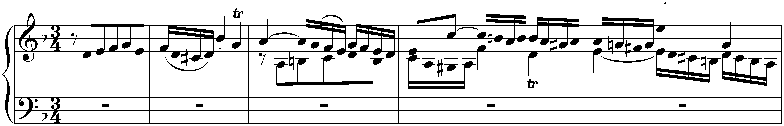 The Well-Tempered Clavier, Book 1, BWV 846–869; 6. D minor, BWV 851, Fugue