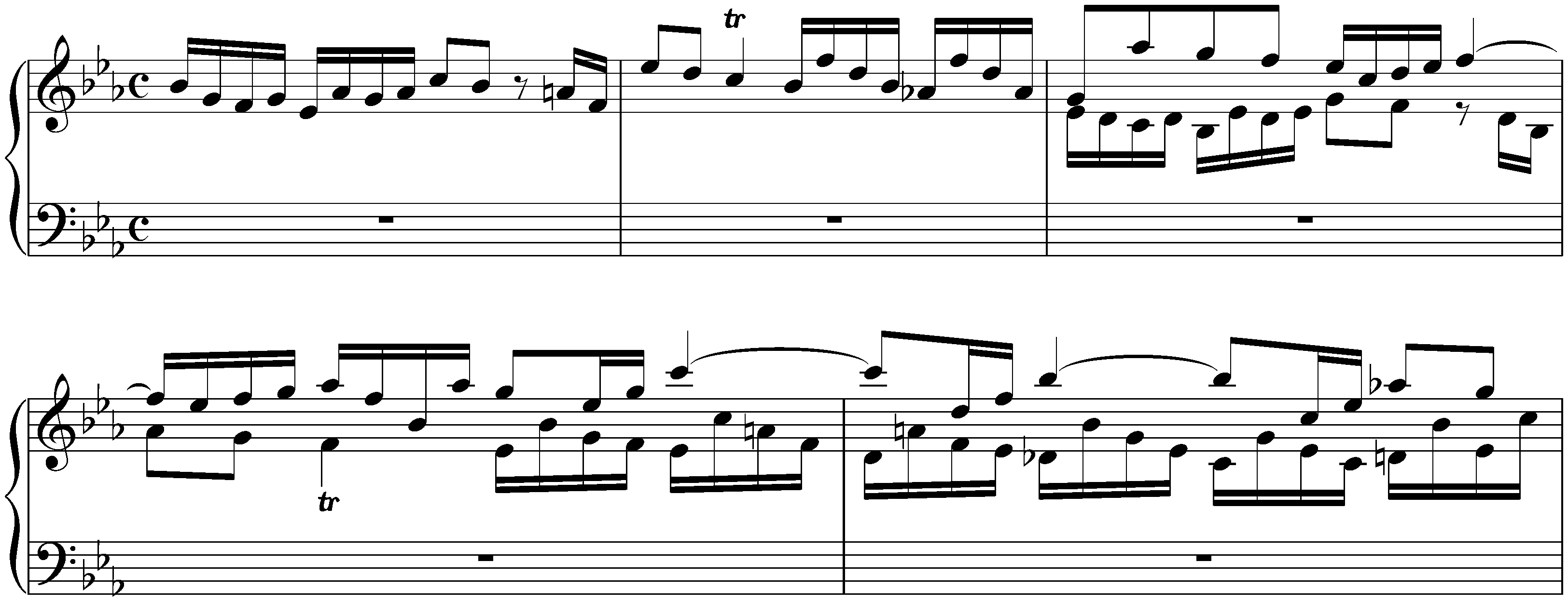 The Well-Tempered Clavier, Book 1, BWV 846–869; 7. E-flat major, BWV 852, Fugue