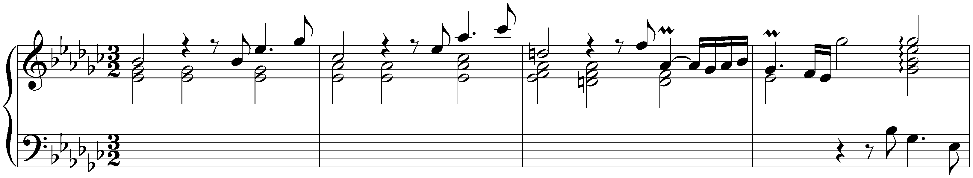 The Well-Tempered Clavier, Book 1, BWV 846&ndash;869; 8. E-flat minor, BWV 853, Prelude