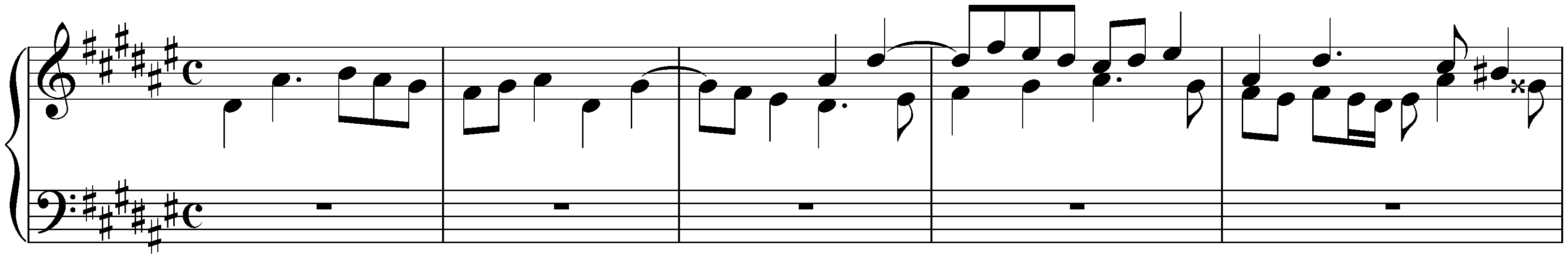 The Well-Tempered Clavier, Book 1, BWV 846–869; 8. E-flat minor, BWV 853, Fugue