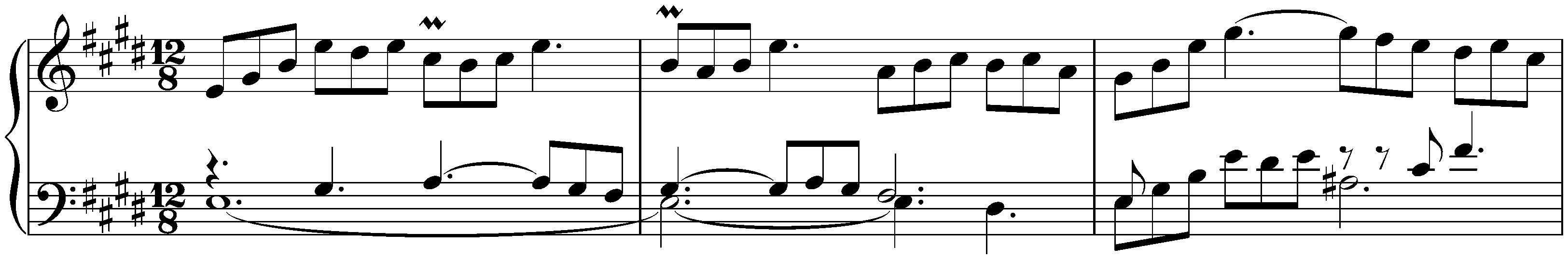 The Well-Tempered Clavier, Book 1, BWV 846–869; 9. E major, BWV 854, Prelude