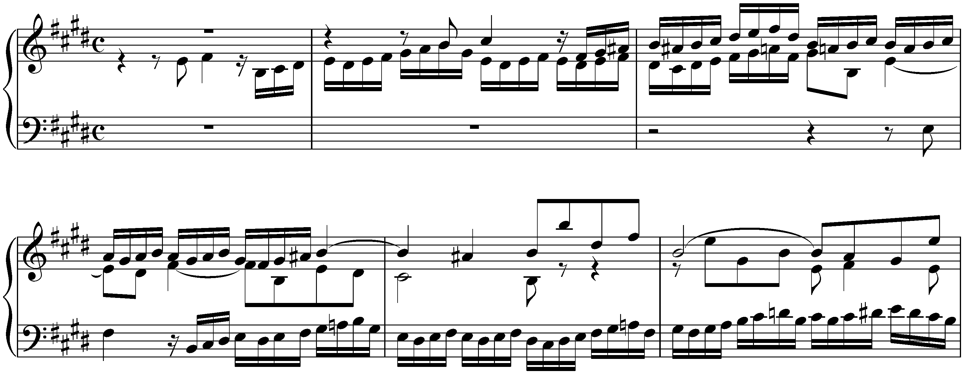 The Well-Tempered Clavier, Book 1, BWV 846–869; 9. E major, BWV 854, Fugue