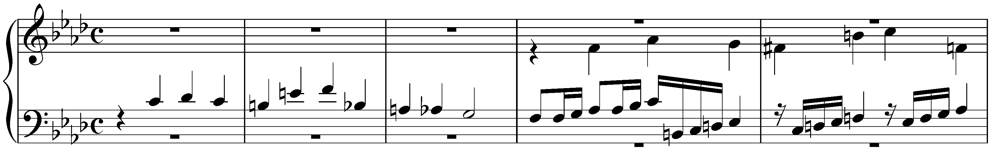 The Well-Tempered Clavier, Book 1, BWV 846–869; 12. F minor, BWV 857, Fugue