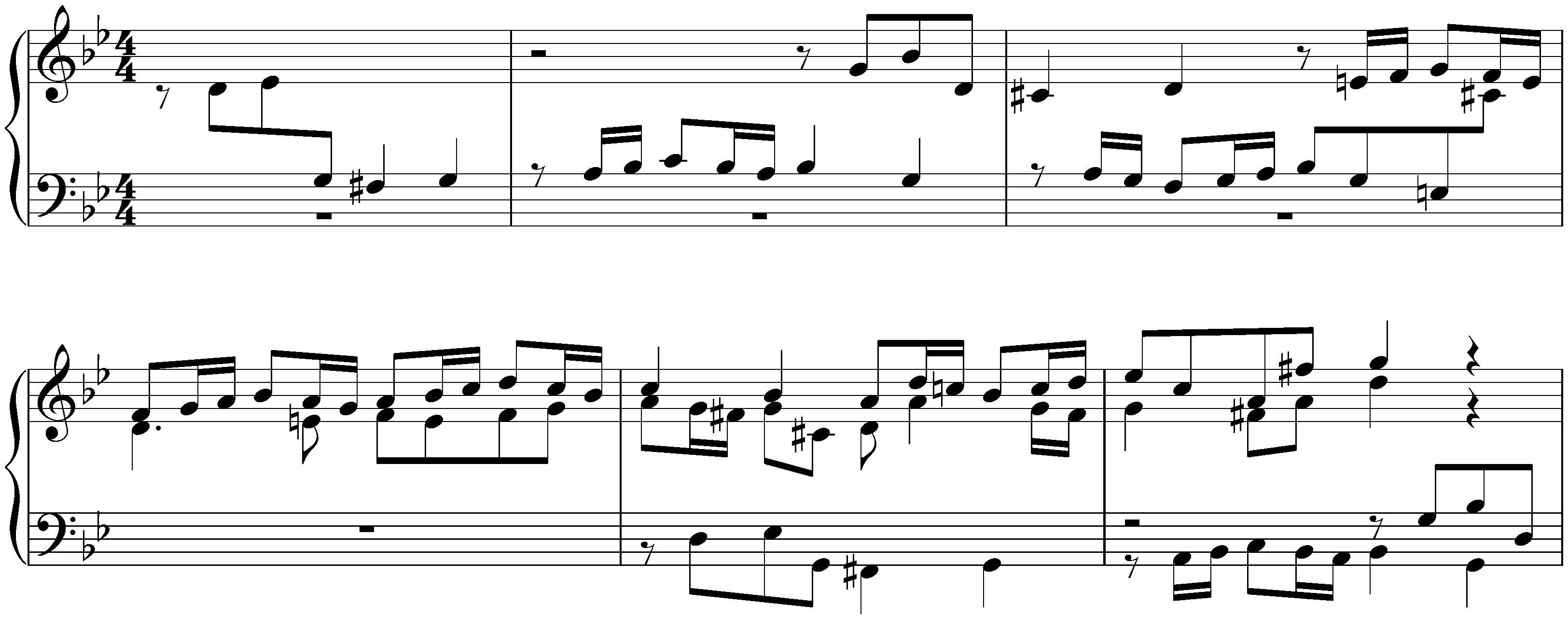 The Well-Tempered Clavier, Book 1, BWV 846–869; 16. G minor, BWV 861, Fugue