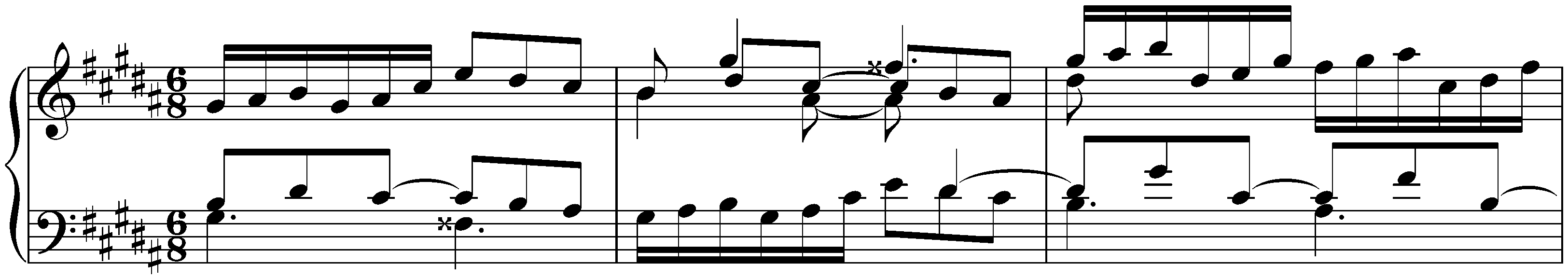 The Well-Tempered Clavier, Book 1, BWV 846&ndash;869; 18. G-sharp minor, BWV 863, Prelude