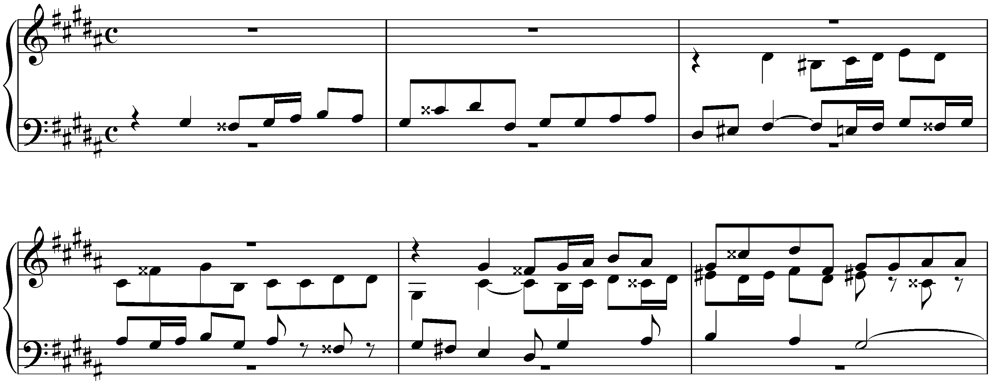 The Well-Tempered Clavier, Book 1, BWV 846–869; 18. G-sharp minor, BWV 863, Fugue