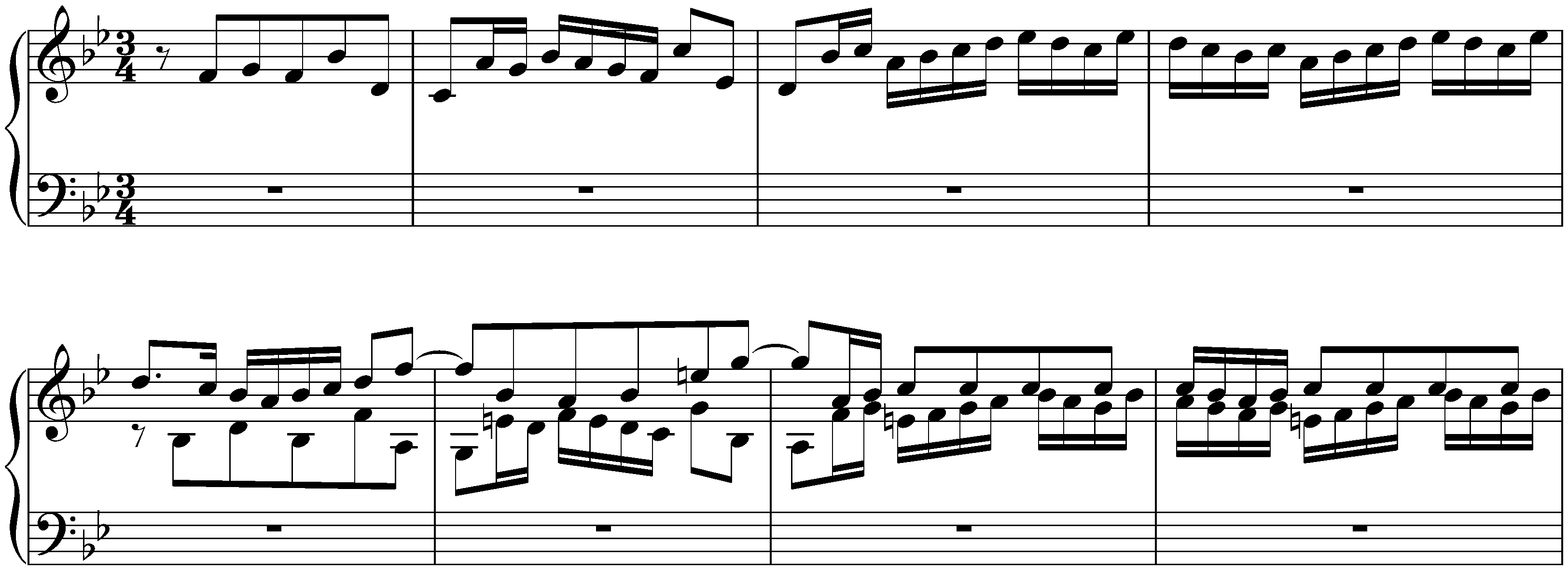 The Well-Tempered Clavier, Book 1, BWV 846–869; 21. B-flat major, BWV 866, Fugue