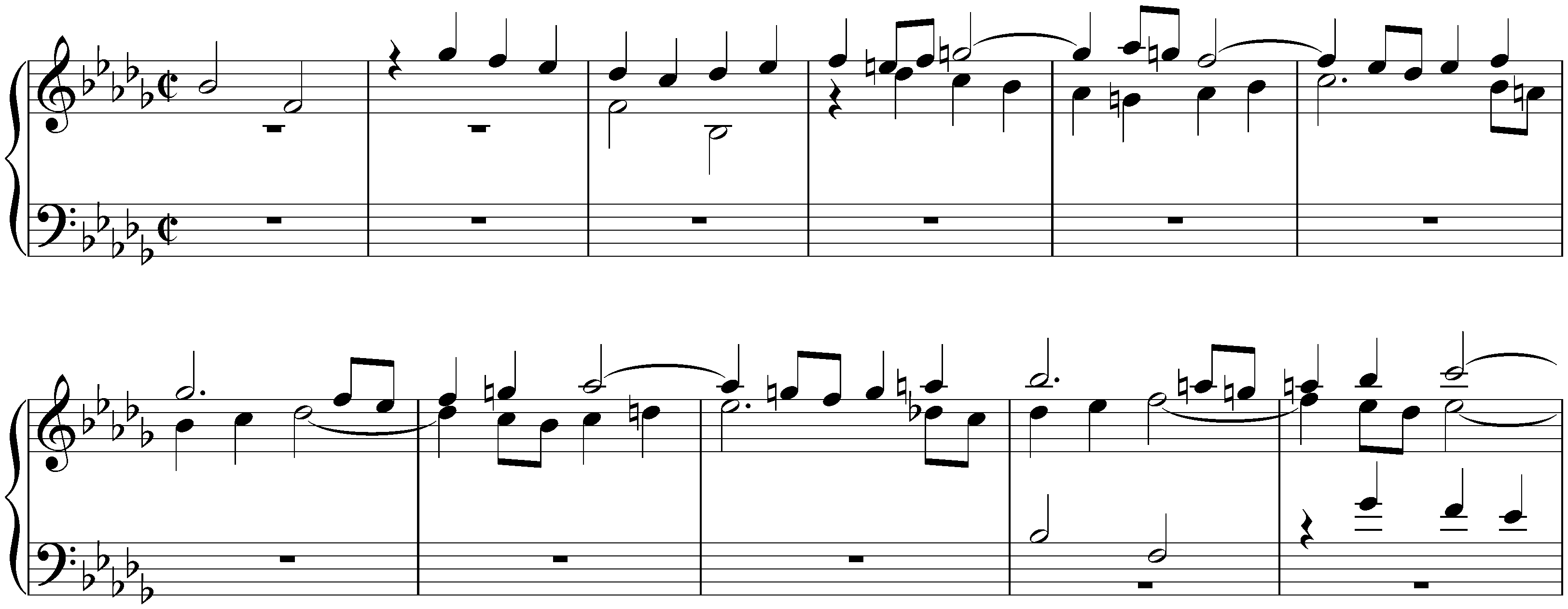 The Well-Tempered Clavier, Book 1, BWV 846–869; 22. B-flat minor, BWV 867, Fugue
