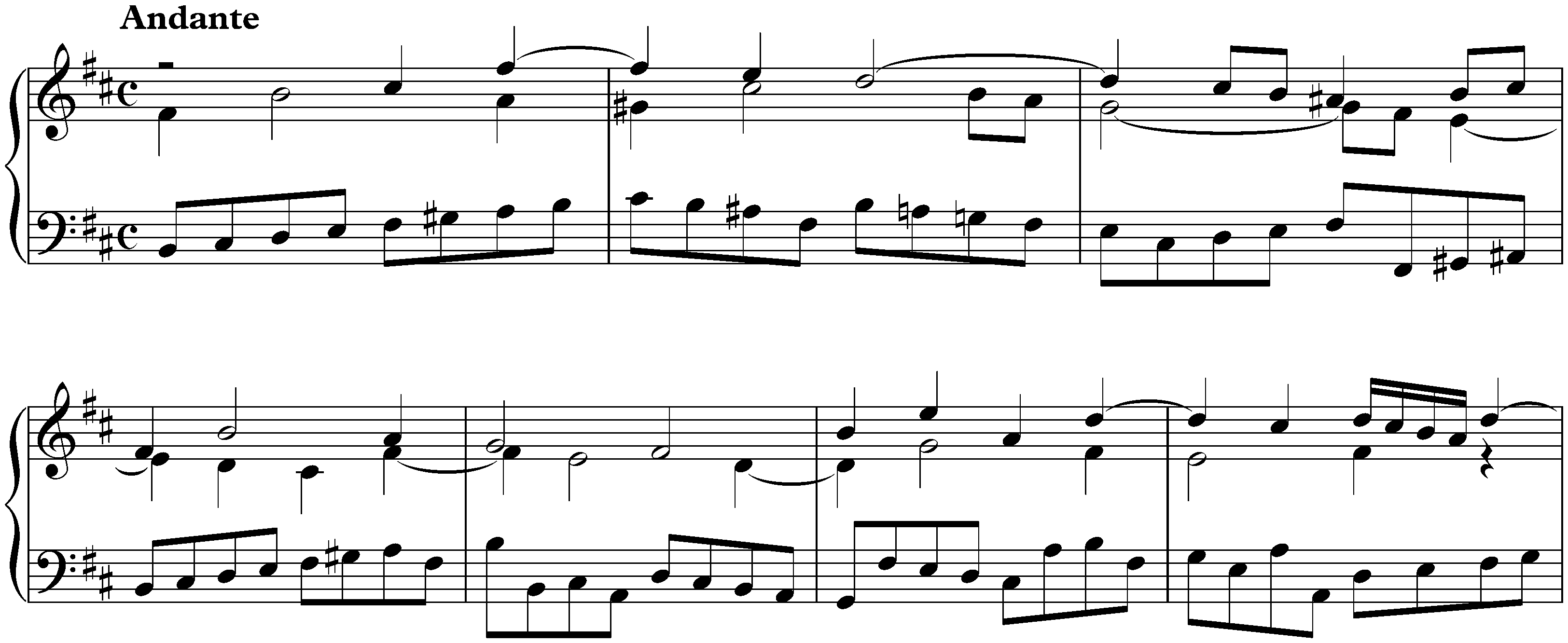 The Well-Tempered Clavier, Book 1, BWV 846–869; 24. B minor, BWV 869, Prelude