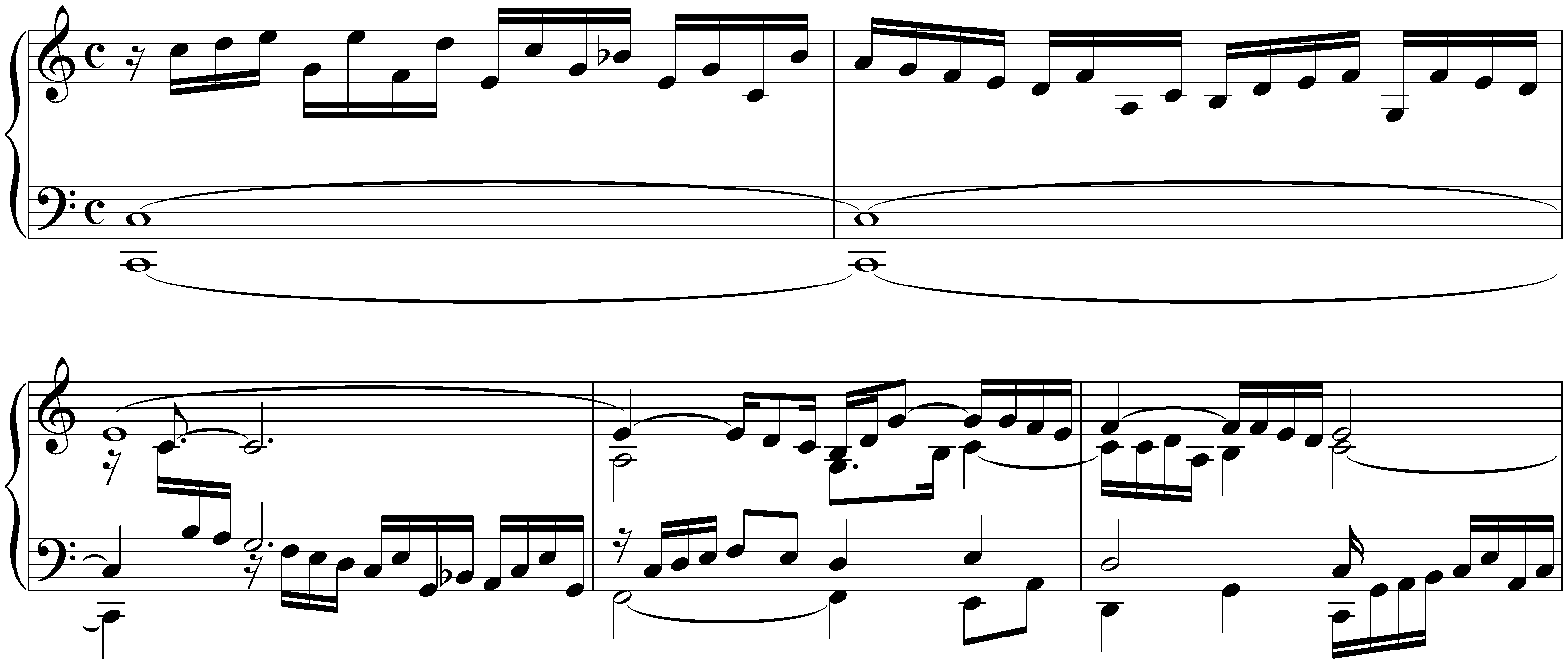 The Well-Tempered Clavier, Book 2, BWV 870–893; 1. C major, BWV 870, Prelude (first final version)