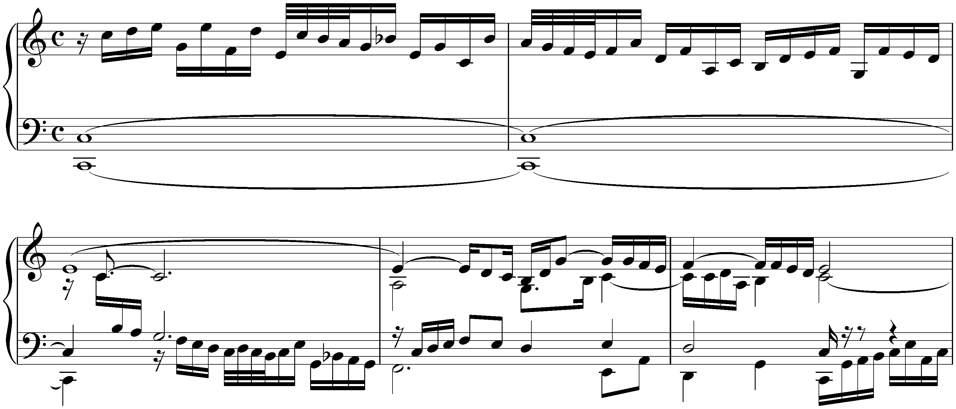 The Well-Tempered Clavier, Book 2, BWV 870–893; 1. C major, BWV 870, Prelude (second final version)