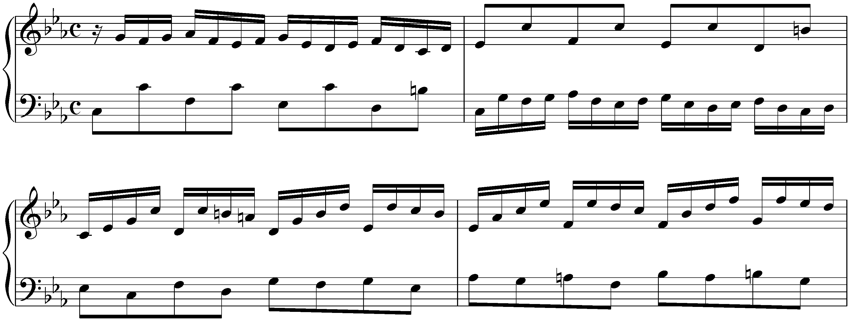 The Well-Tempered Clavier, Book 2, BWV 870–893; 2. C minor, BWV 871, Prelude