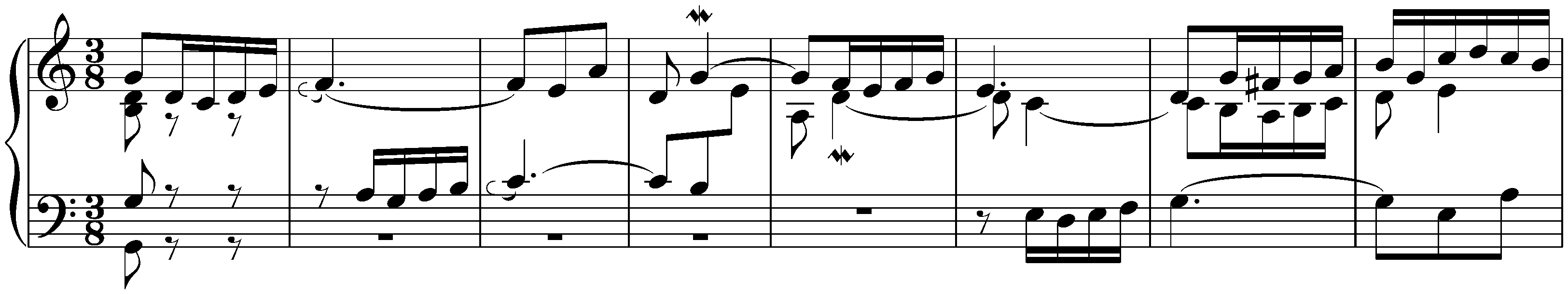 3. C-sharp major, BWV 872, Prelude (earlier version)