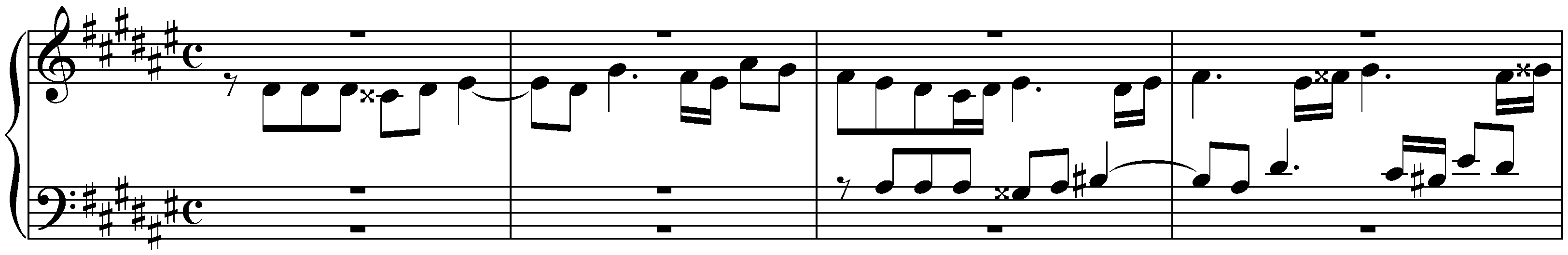 The Well-Tempered Clavier, Book 2, BWV 870–893; 8. D-sharp minor, BWV 877, Fugue