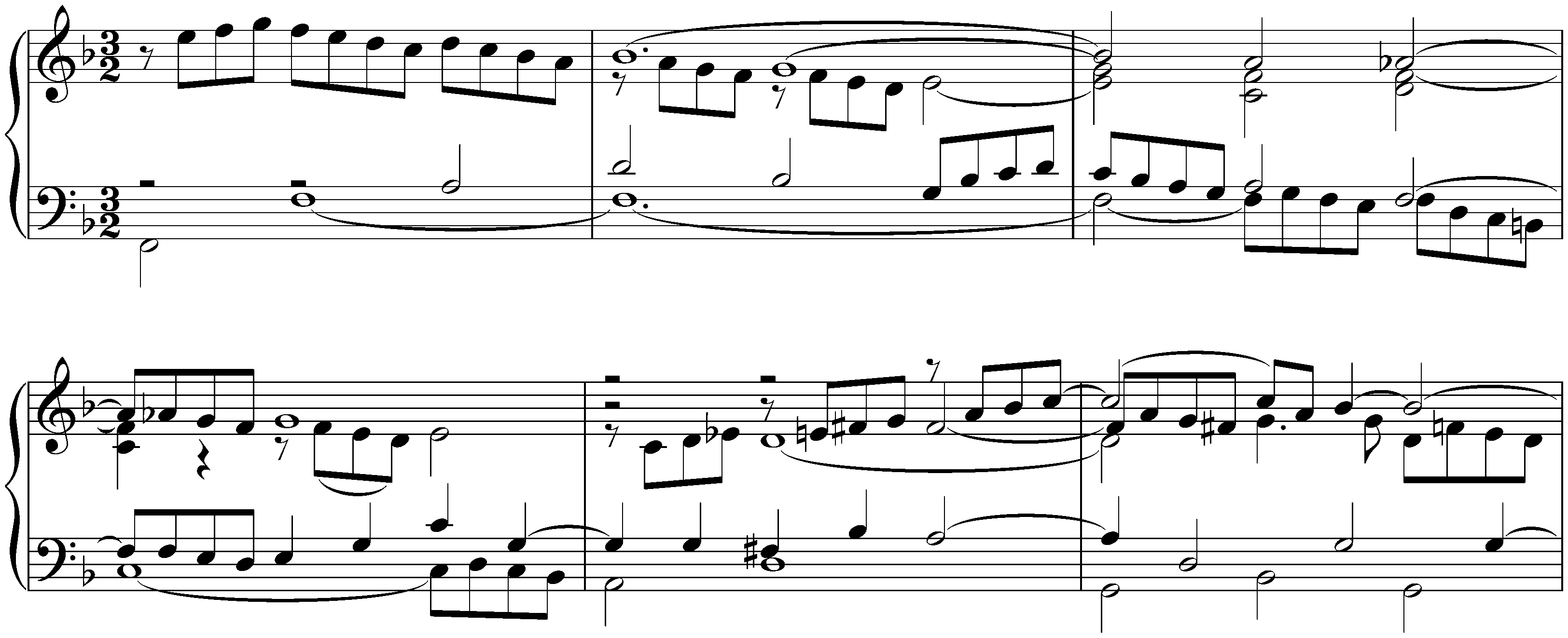 The Well-Tempered Clavier, Book 2, BWV 870–893; 11. F major, BWV 880, Prelude