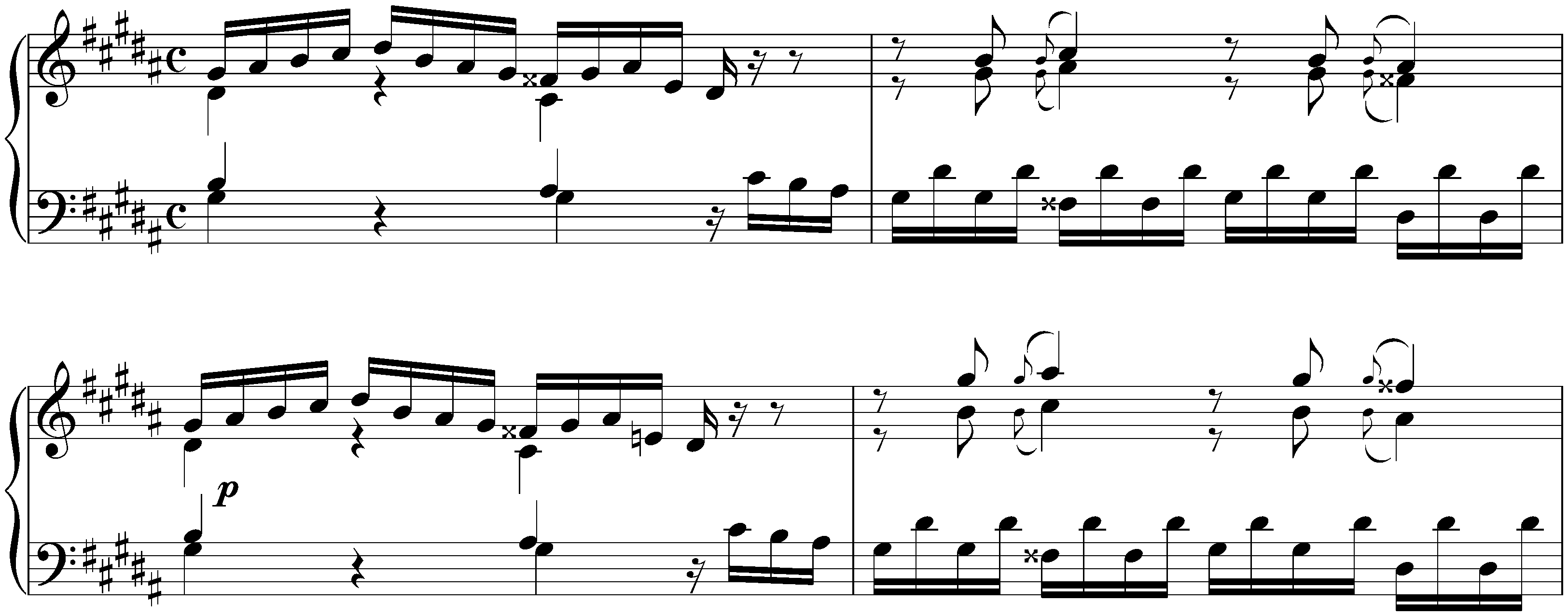The Well-Tempered Clavier, Book 2, BWV 870–893; 18. G-sharp minor, BWV 887, Prelude