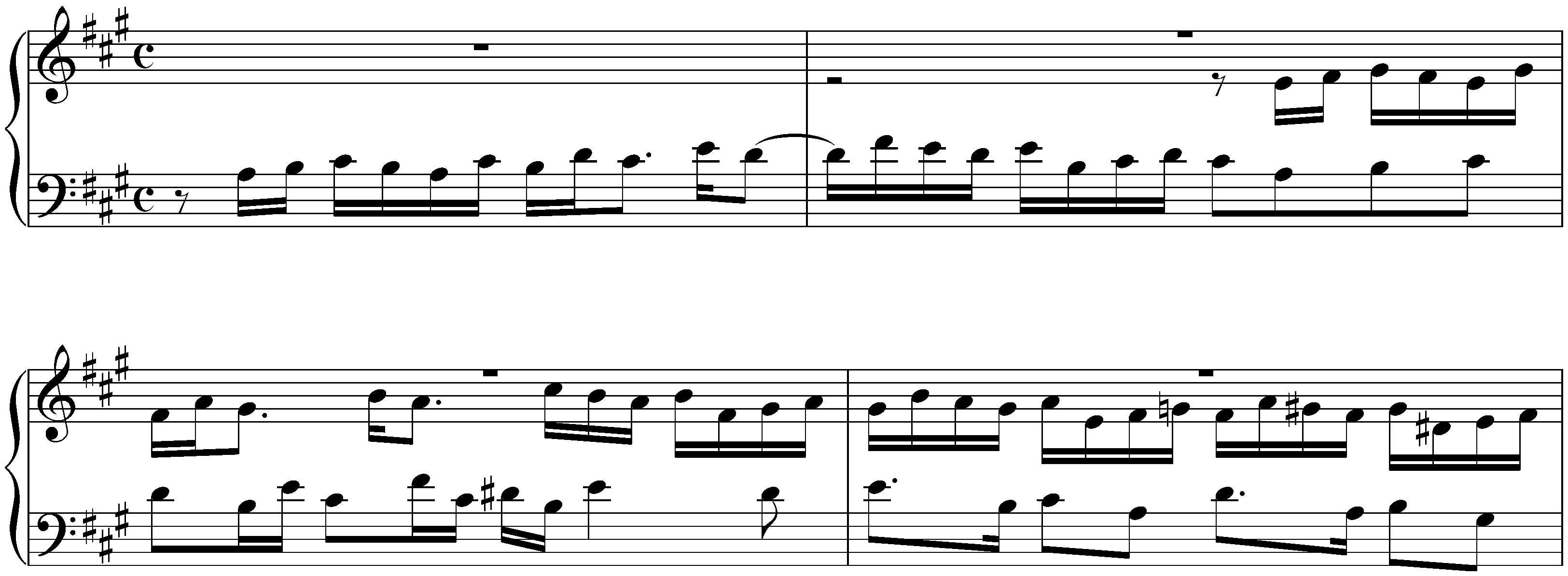 The Well-Tempered Clavier, Book 2, BWV 870–893; 19. A major, BWV 888, Fugue