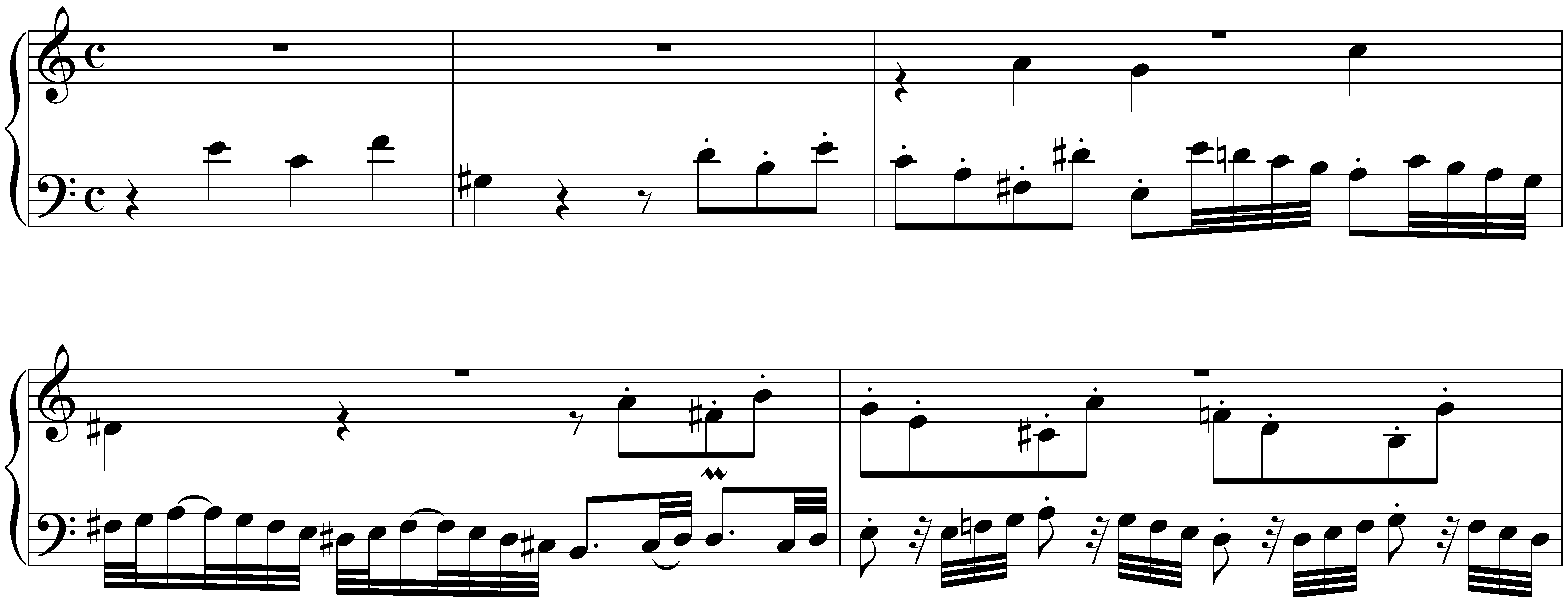 The Well-Tempered Clavier, Book 2, BWV 870–893; 20. A minor, BWV 889, Fugue
