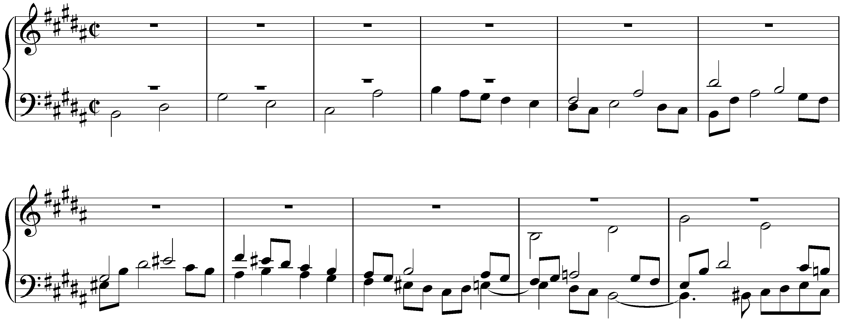 The Well-Tempered Clavier, Book 2, BWV 870–893; 23. B major, BWV 892, Fugue
