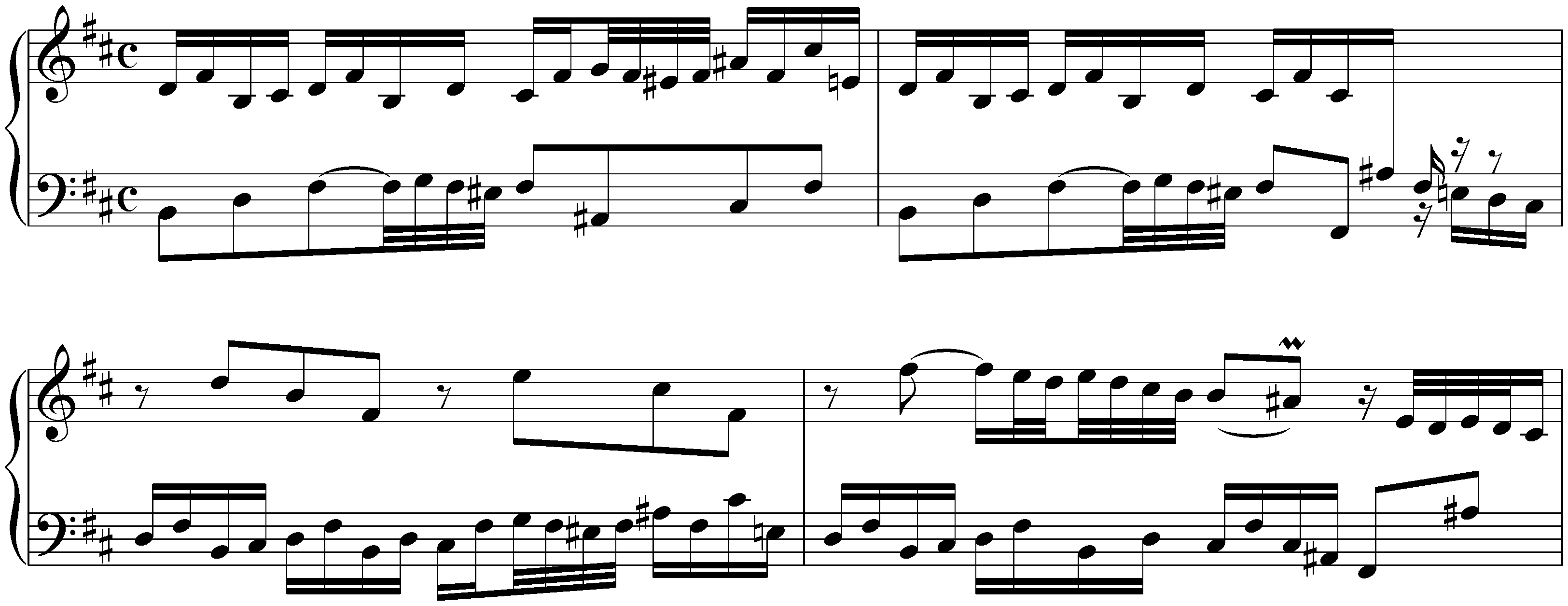 The Well-Tempered Clavier, Book 2, BWV 870–893; 24. B minor, BWV 893, Prelude