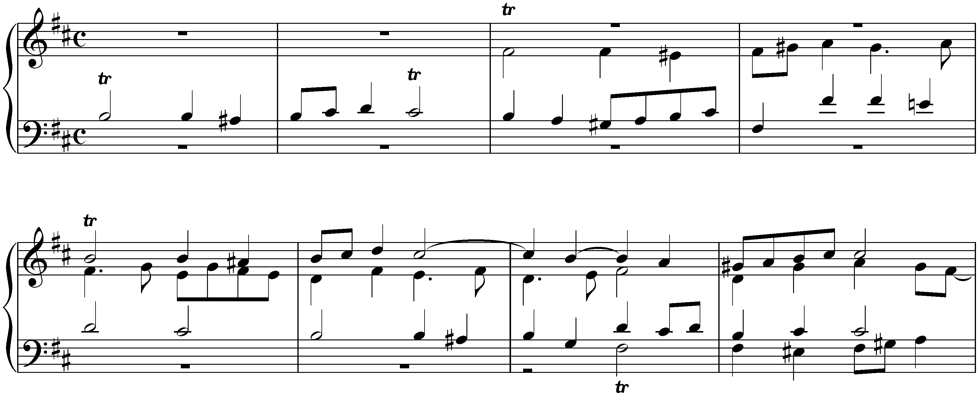 Works not in the Schmieder catalogue; 8. Fugue in B minor