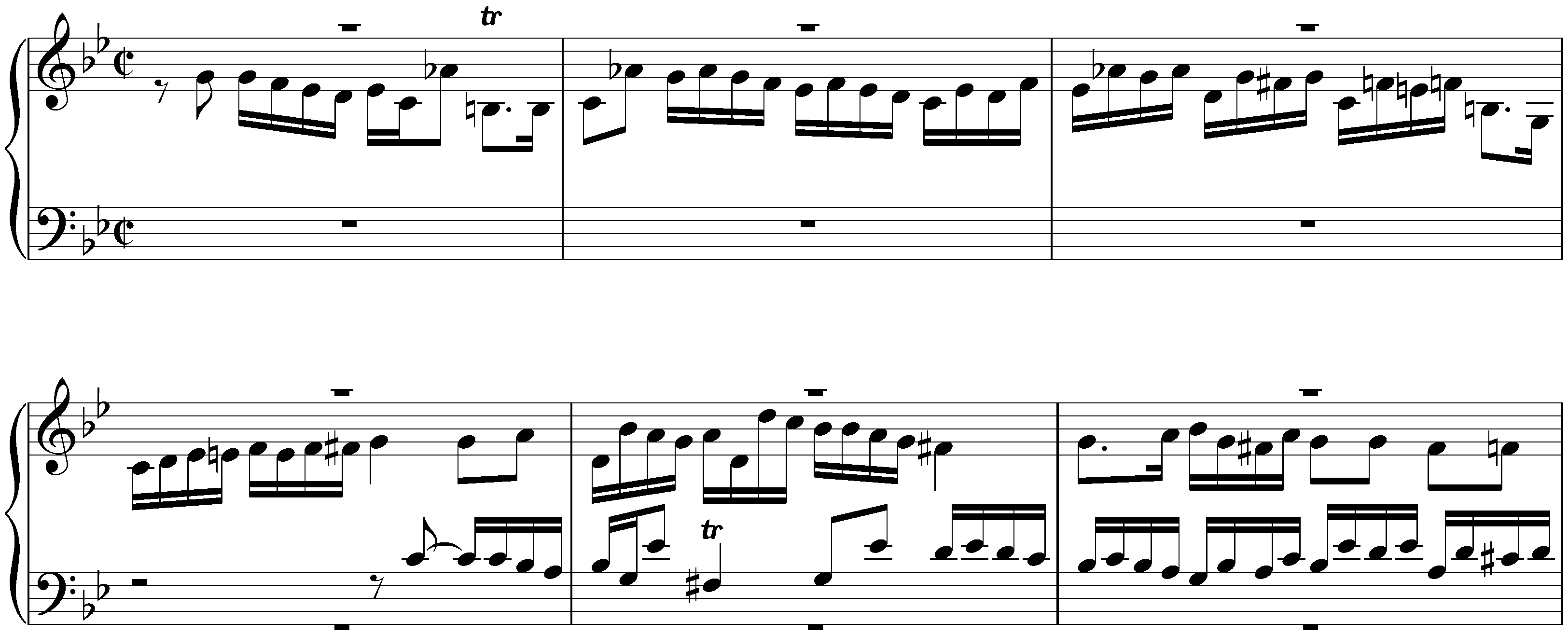 Works not in the Schmieder catalogue; 9. Fugue in C minor