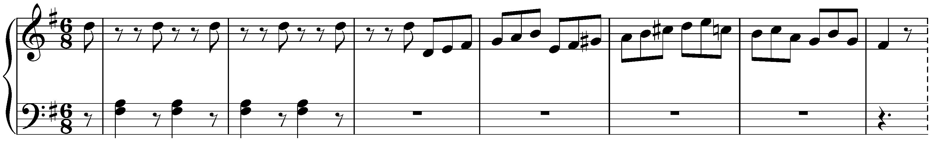 Four Bagatelles, WoO 213; 2. G major