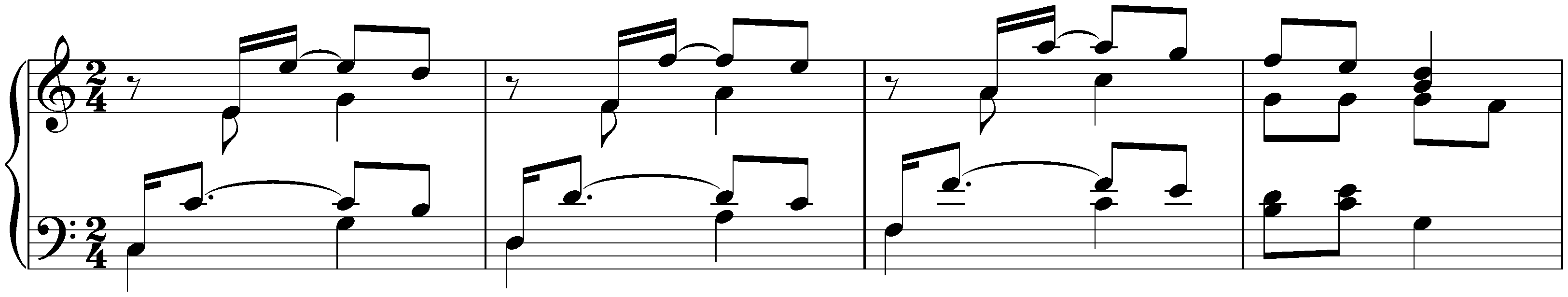 Two Bagatelles, WoO 216; 1. C major