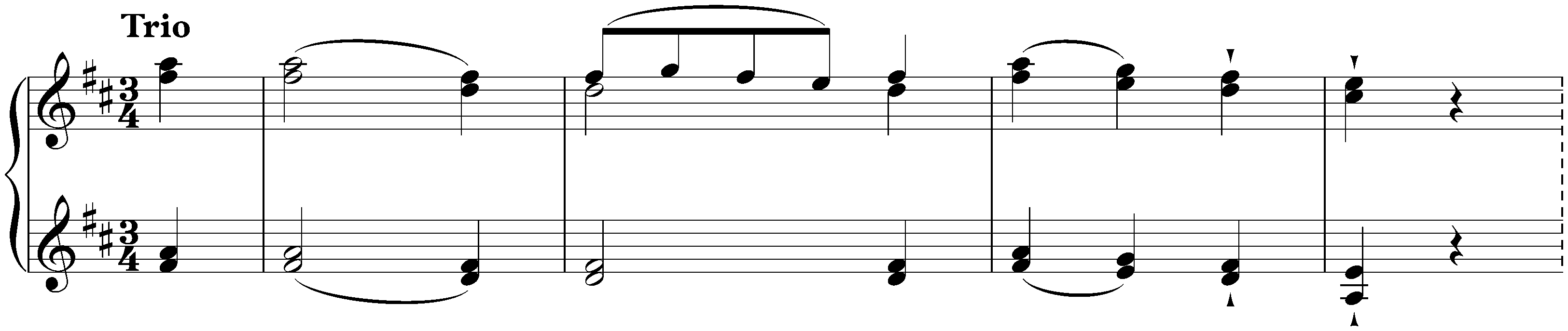 Twelve deutsche Tänze, WoO 13; 1. D major