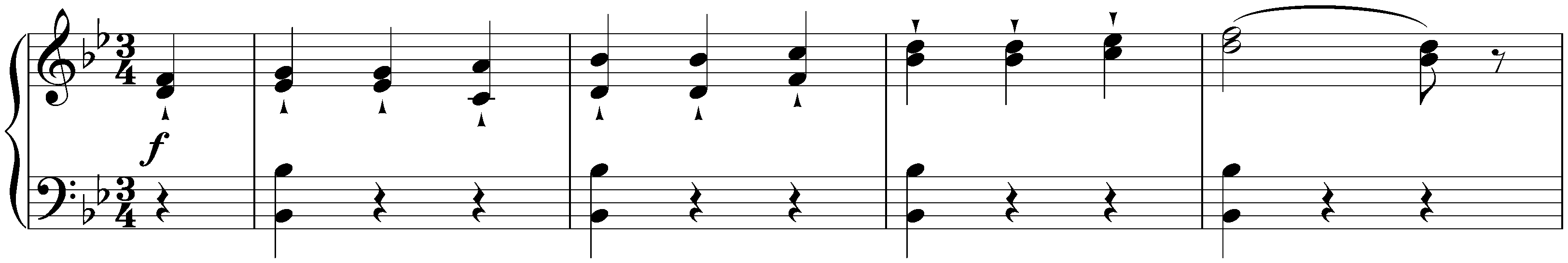 Twelve deutsche Tänze, WoO 13; 2. B-flat major
