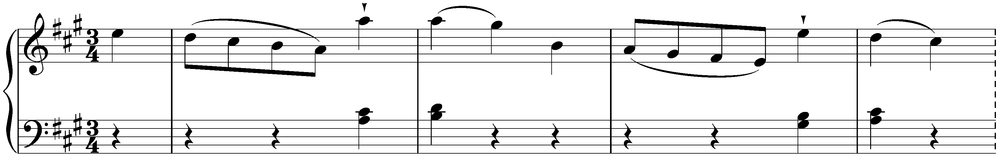 Twelve deutsche Tänze, WoO 13; 11. A major