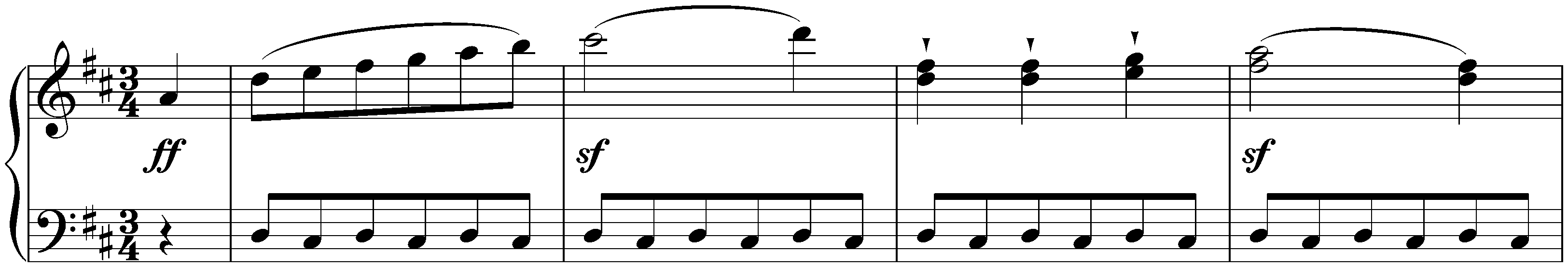 Twelve deutsche Tänze, WoO 13; 12. D major