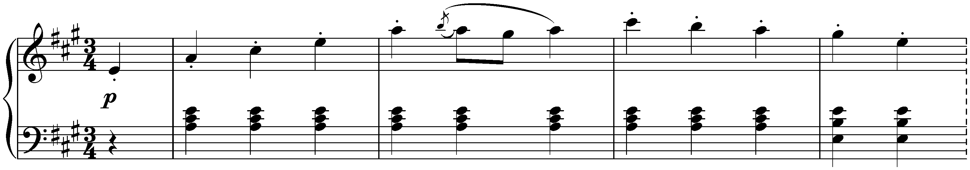 Twelve deutsche Tänze, WoO 8; 2. A major