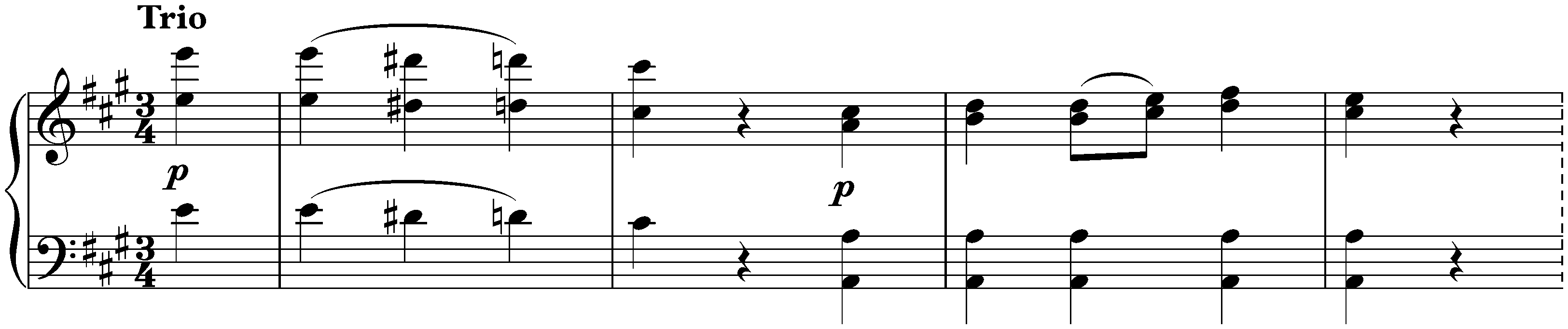 Twelve deutsche Tänze, WoO 8; 8. A major