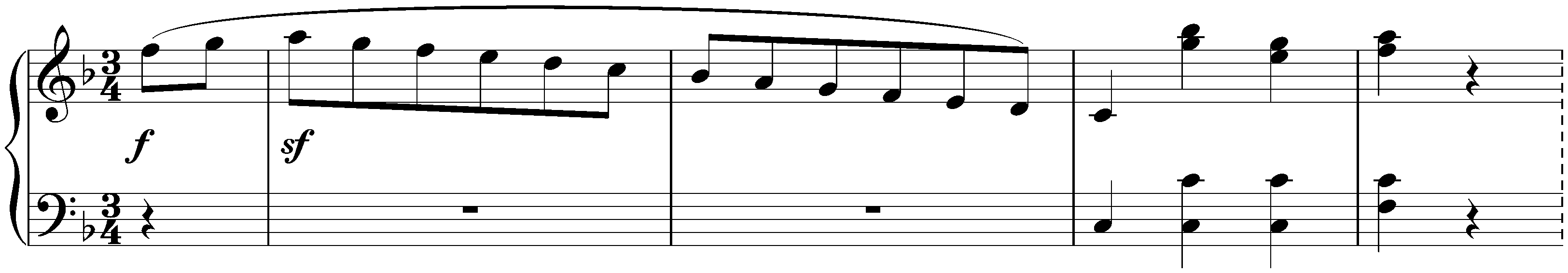 Twelve deutsche Tänze, WoO 8; 9. F major