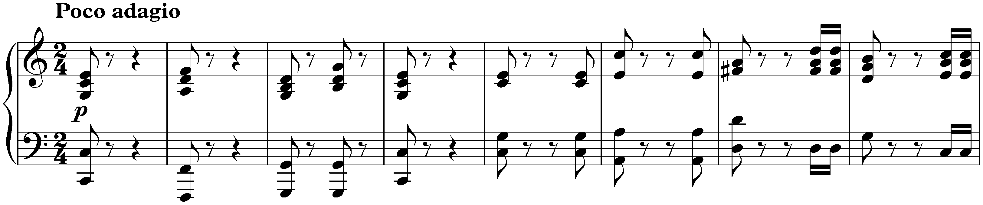 Die Geschöpfe des Prometheus, op. 43; 3. (1.) Poco adagio &ndash; Allegro con brio