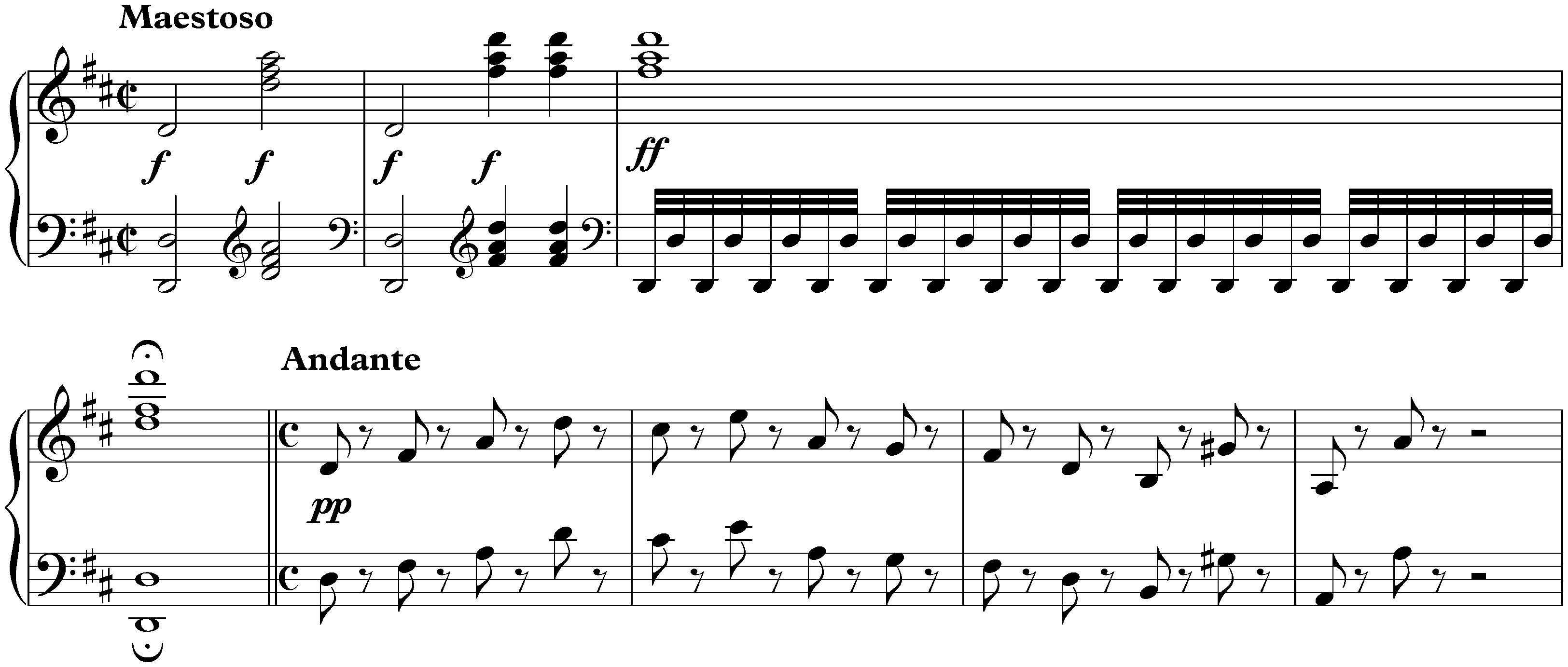 Die Geschöpfe des Prometheus, op. 43; 6. (4.) Maestoso &ndash; Andante
