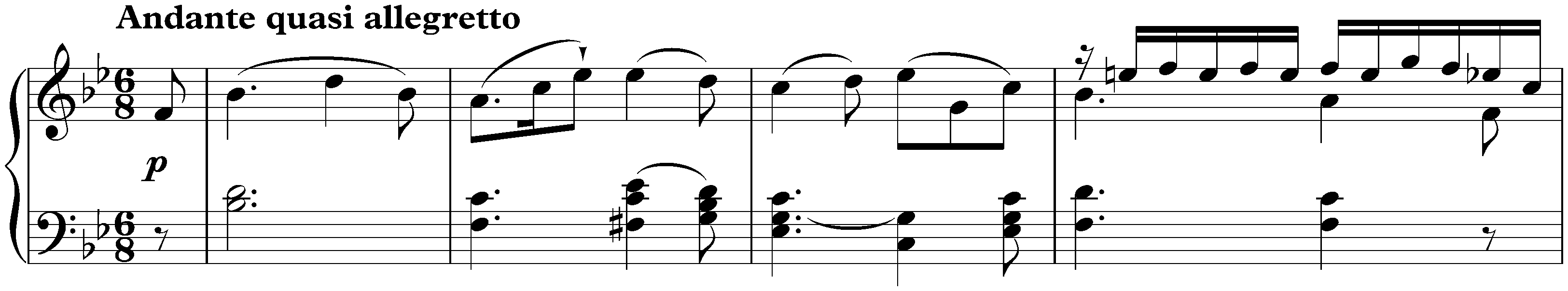Die Geschöpfe des Prometheus, op. 43; 7. (5.) Adagio &ndash; Andante quasi allegretto
