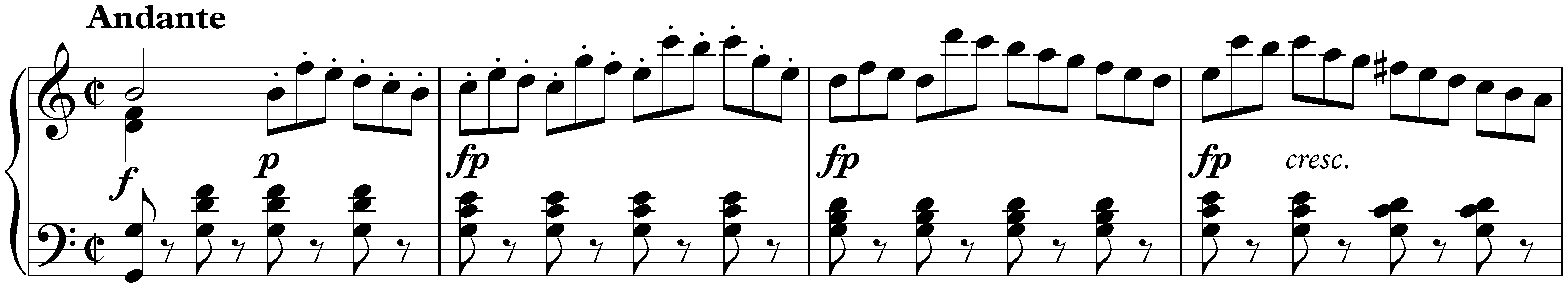 Die Geschöpfe des Prometheus, op. 43; 13. (11.) Coro di Gioja: Andante